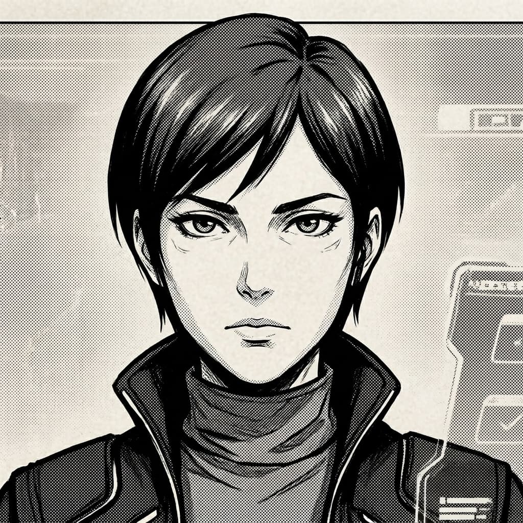 Agent A, AI agents / tool calling / autonomous workflow risk — Tiny CTO: The Chaos Stack character in Seinen style.