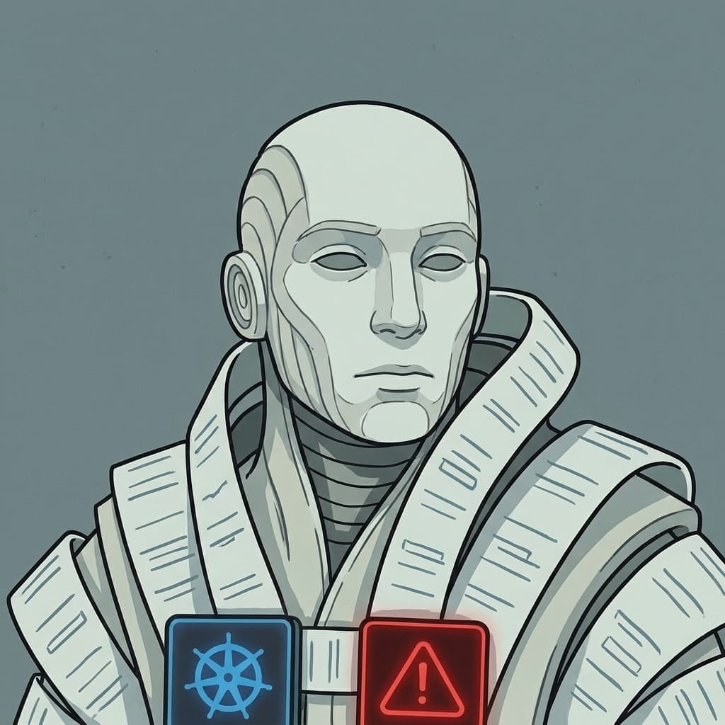 Cloud Bill, Cloud cost / scaling consequence / FinOps apparition — Tiny CTO: The Chaos Stack character in Retro style.