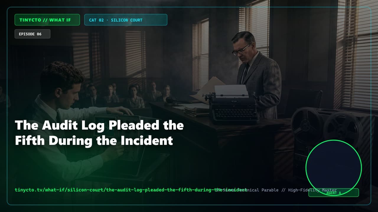 Audit Log Incident Sırasında Susma Hakkını Kullandı