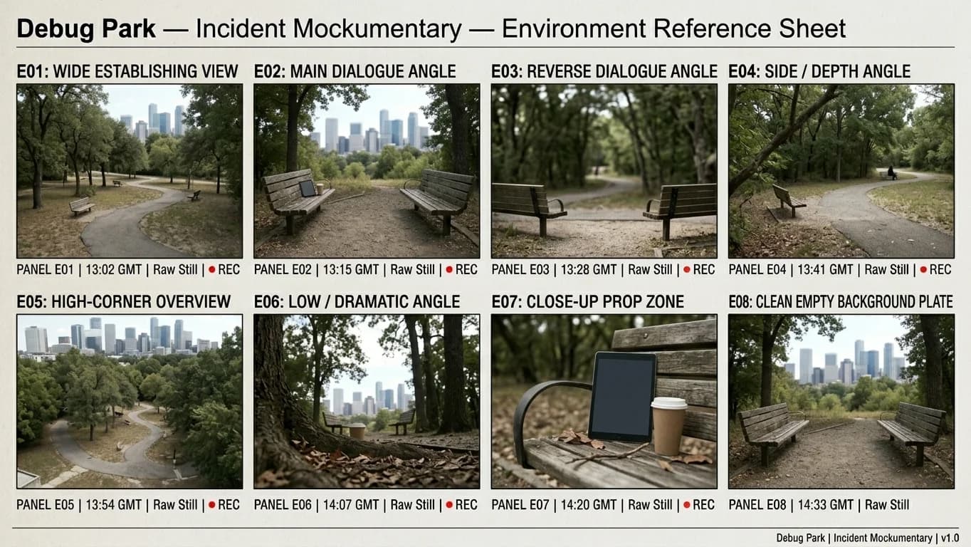 Debug Park in Incident Mockumentary style.
