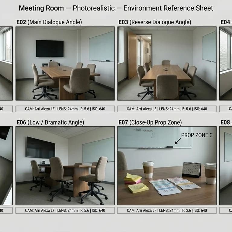 Meeting Room environment background.