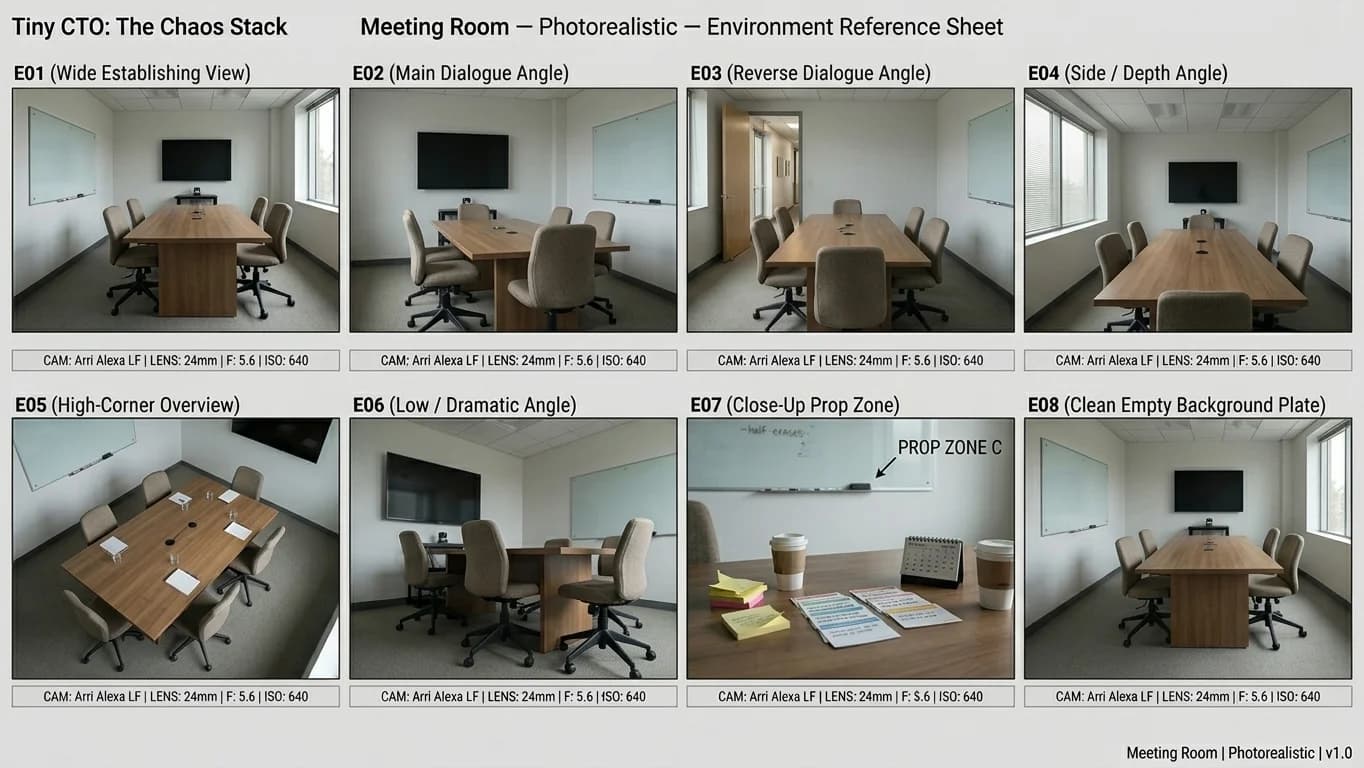 Meeting Room environment for Tiny CTO: The Chaos Stack.