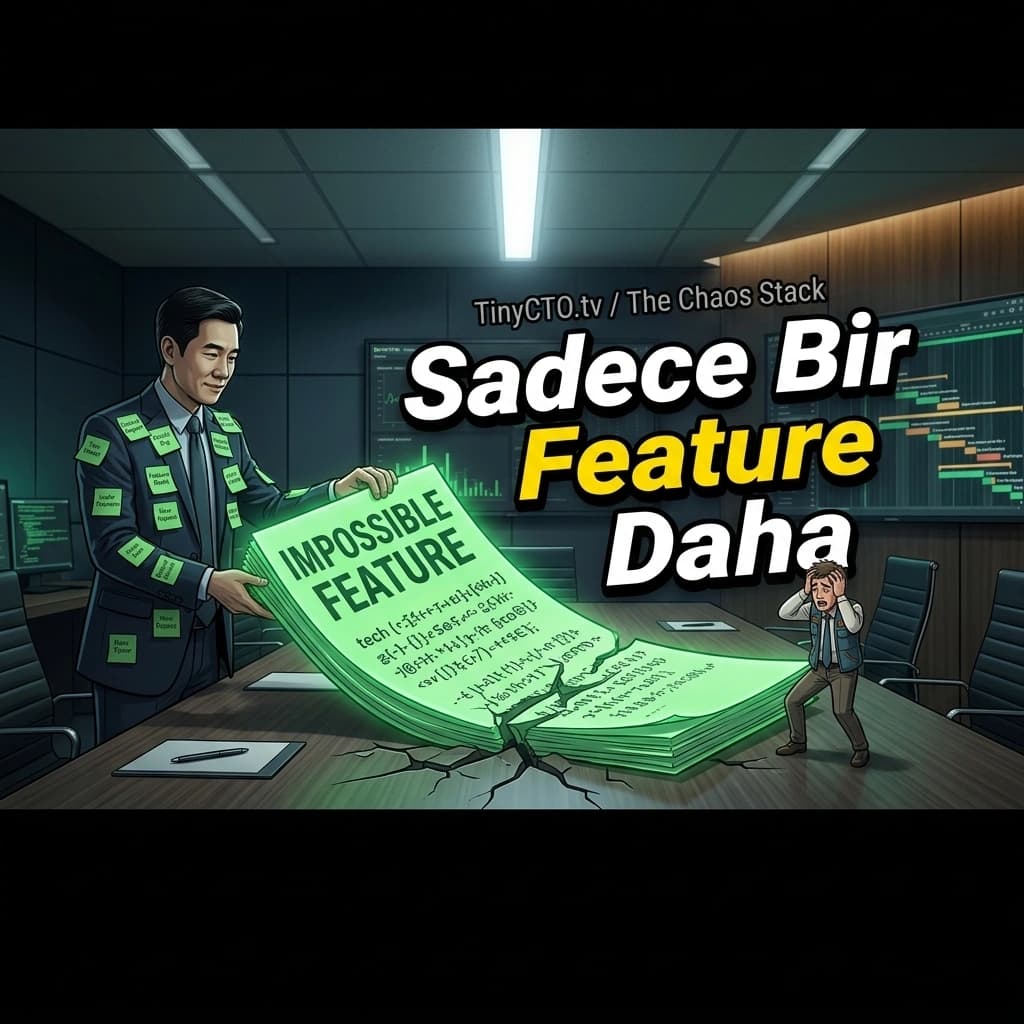 Sadece Bir Feature Daha — Tiny CTO episode thumbnail.