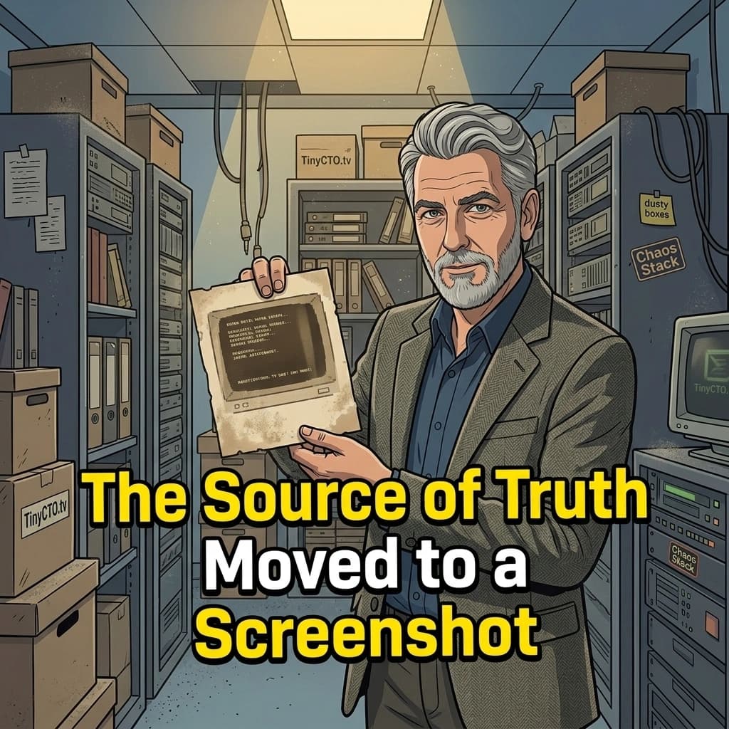 The Source of Truth Moved to a Screenshot