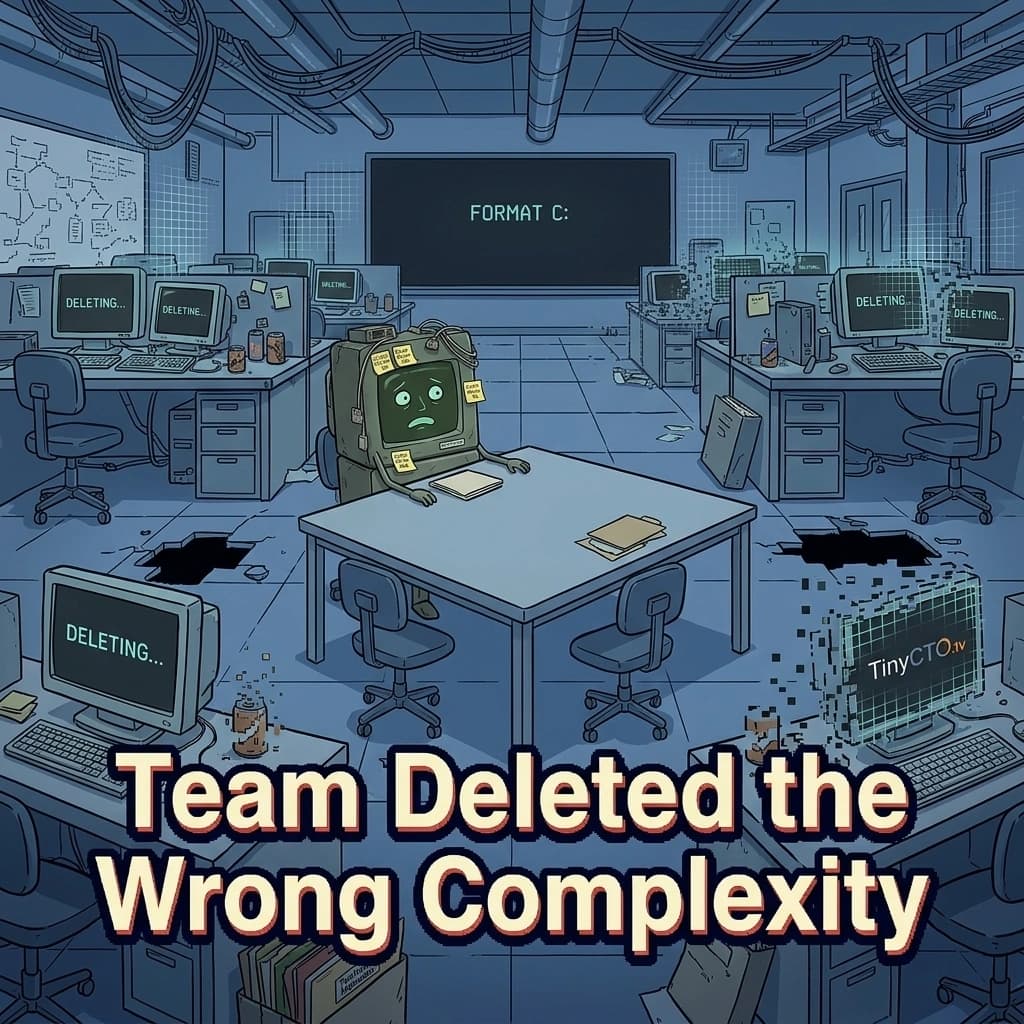 Team Deleted the Wrong Complexity