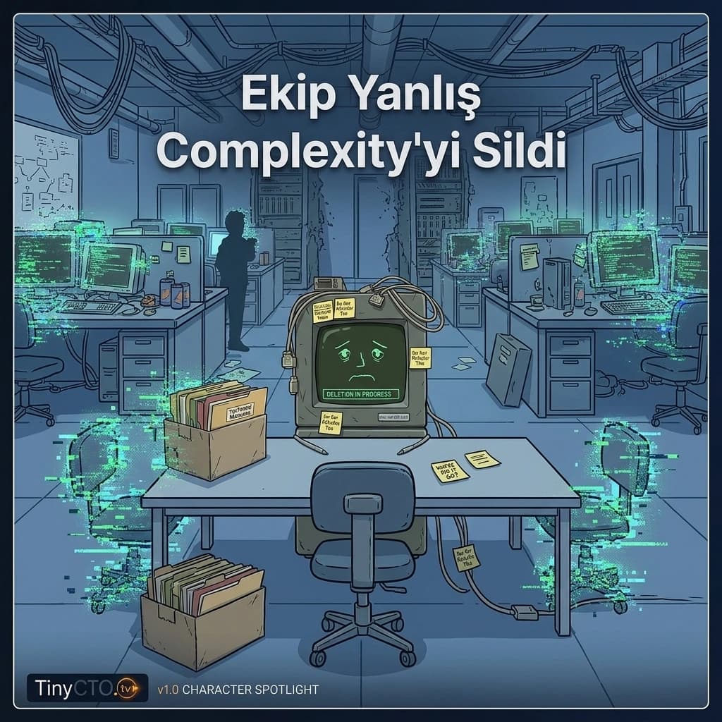 Ekip Yanlış Complexity'yi Sildi