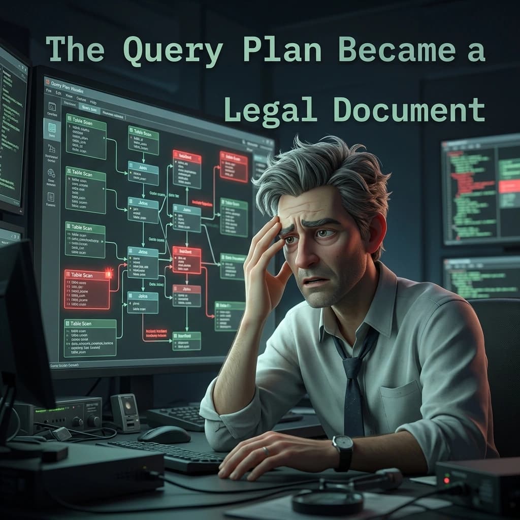 The Query Plan Became a Legal Document