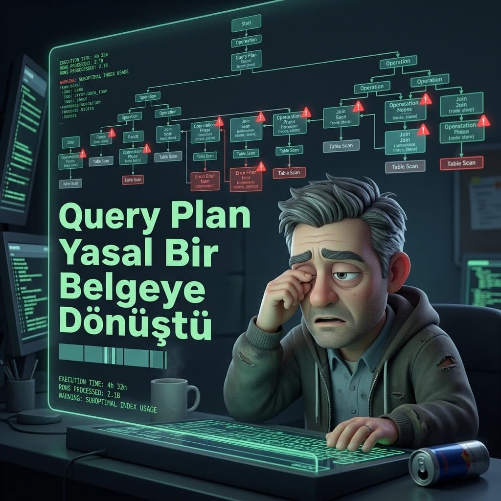 Query Plan Yasal Bir Belgeye Dönüştü