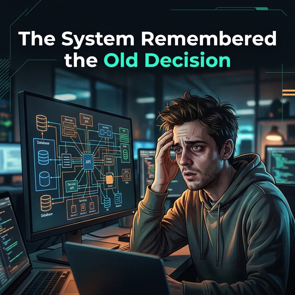 The System Remembered the Old Decision