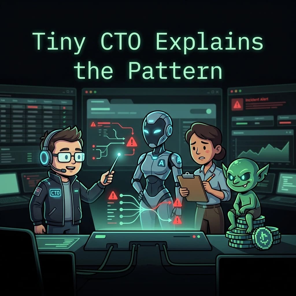 Tiny CTO Explains the Pattern — Tiny CTO episode thumbnail.