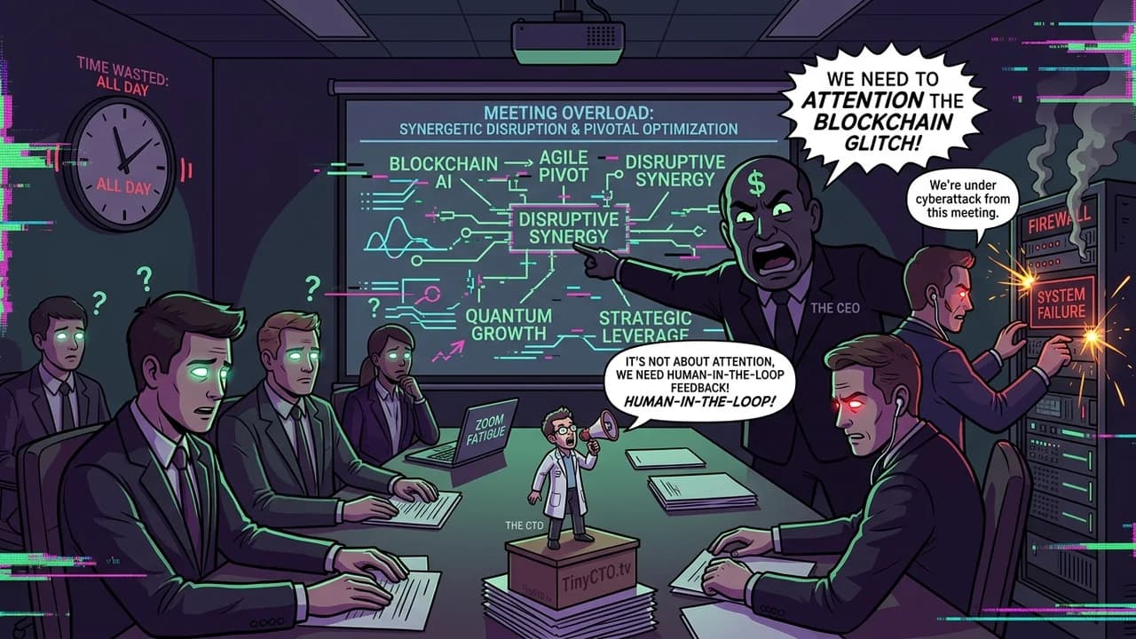 The Human Was in Another Meeting Thumbnail