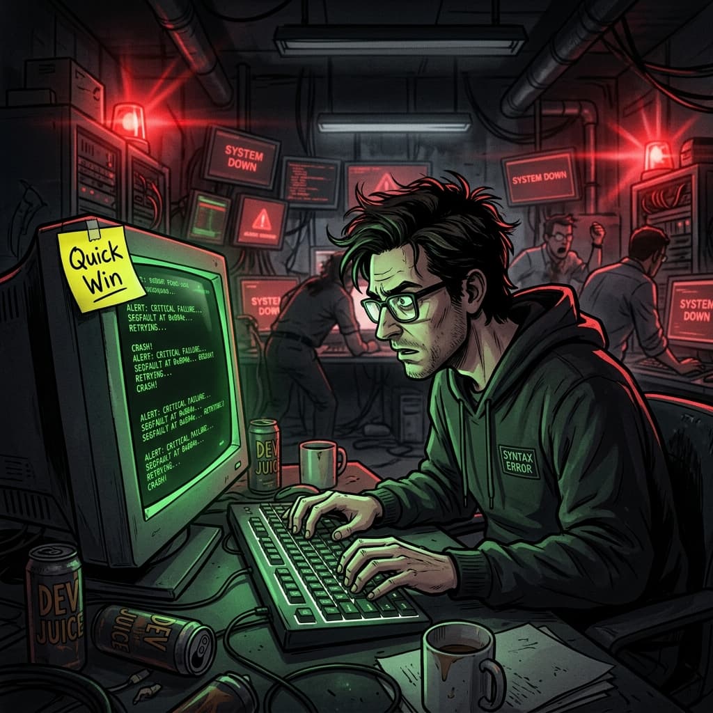 The Quick Win: Why 'Just Ship It' Always Ends in an Incident