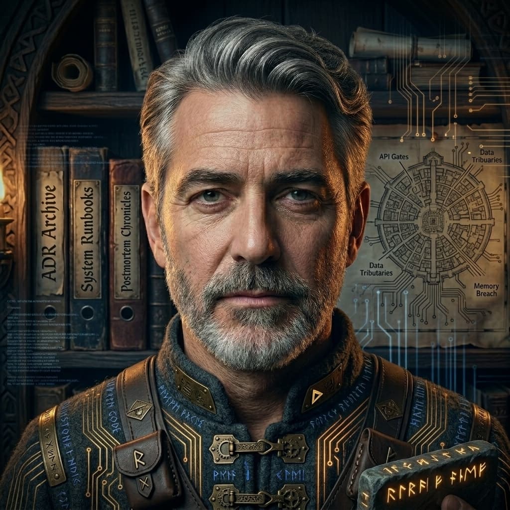 Elder — Source of Truth in Middle World Fantasy style.