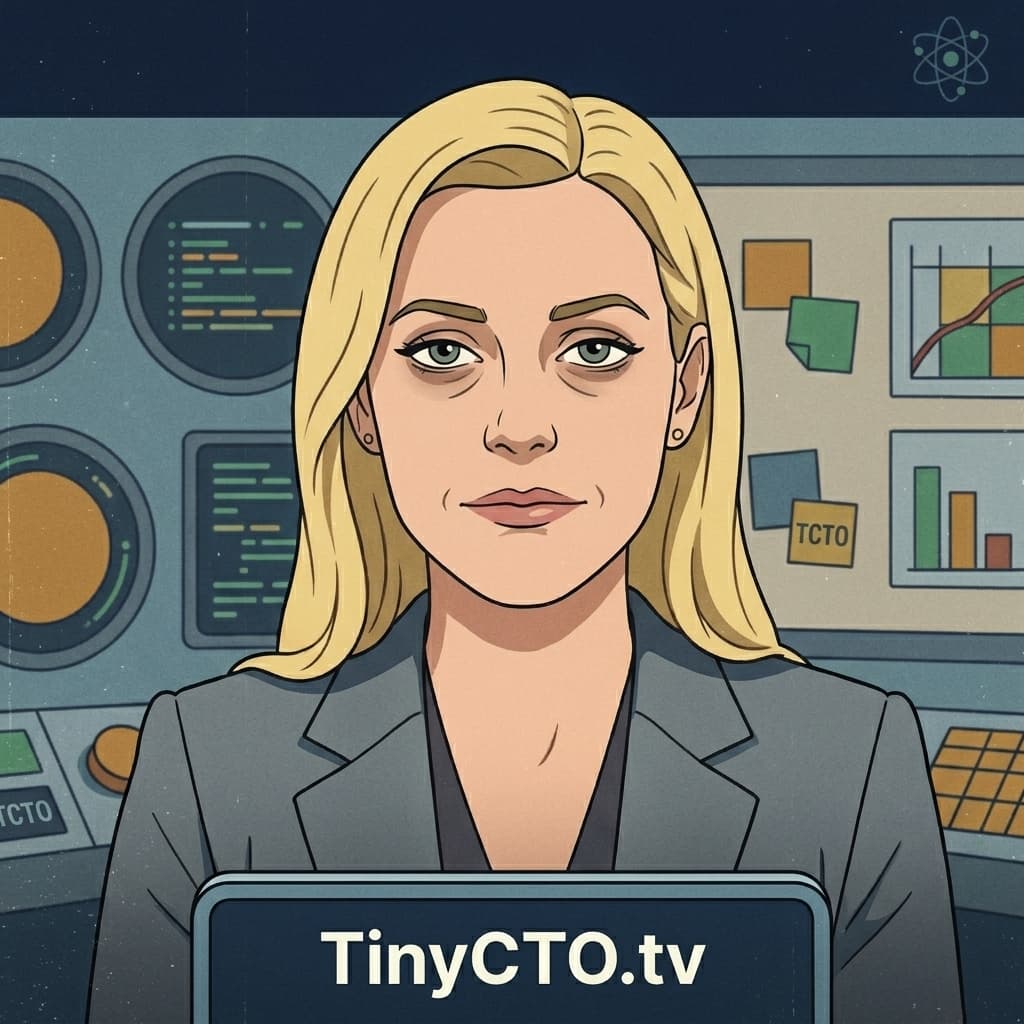 The PM — The Alignment Machine in Retro Sci-Fi Sitcom style.