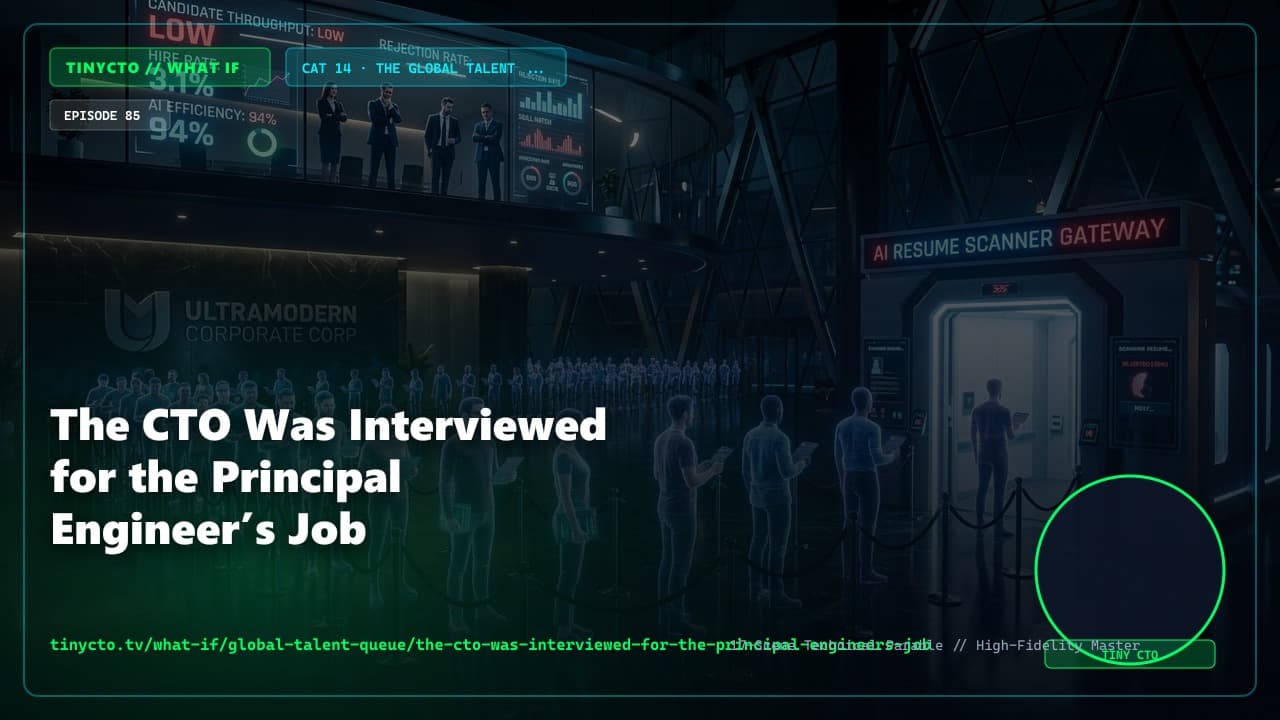 The CTO Was Interviewed for the Principal Engineer’s Job