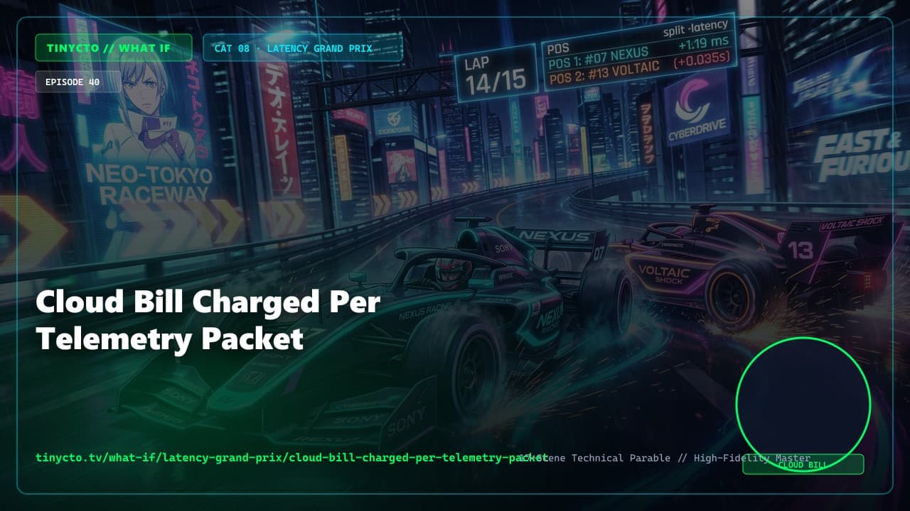 Cloud Bill Charged Per Telemetry Packet