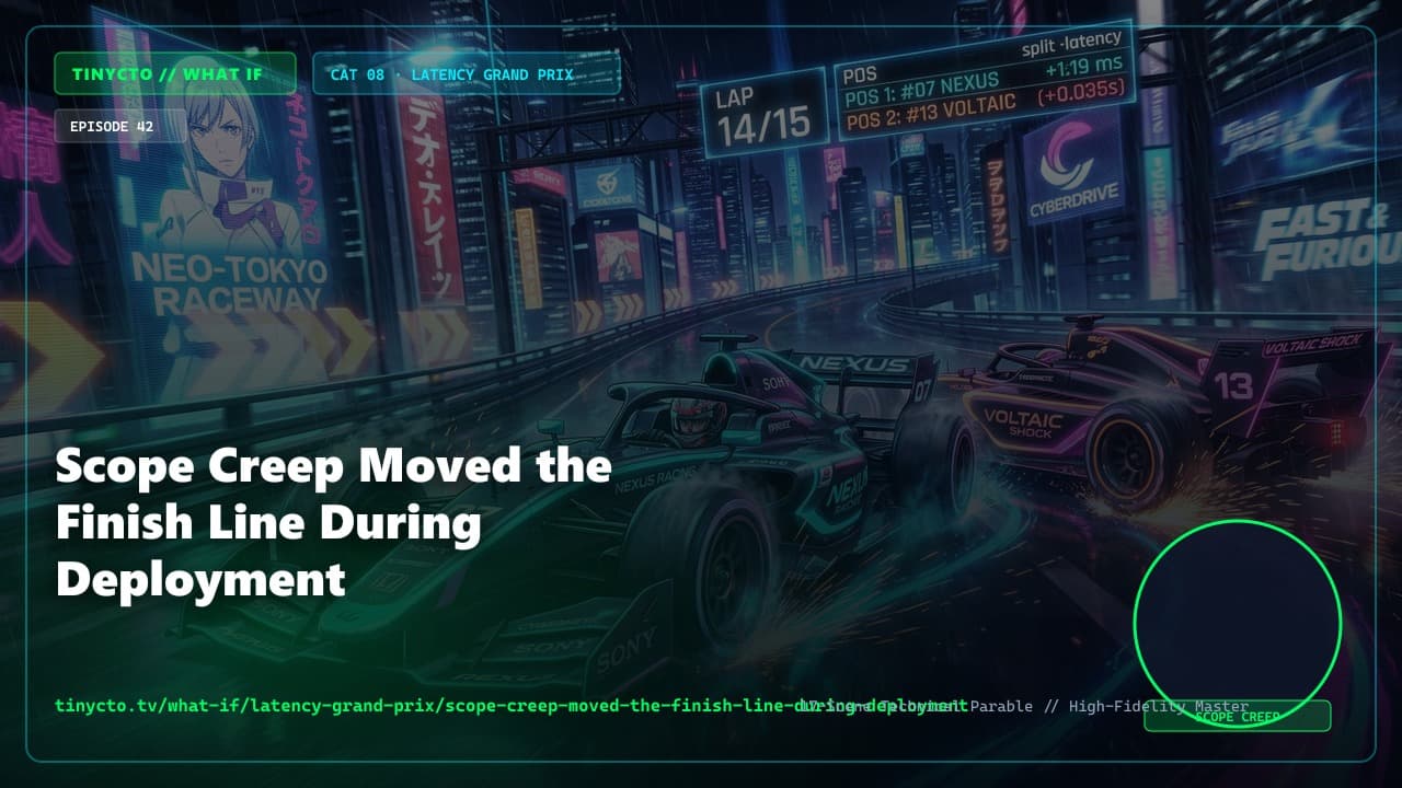 Scope Creep Moved the Finish Line During Deployment