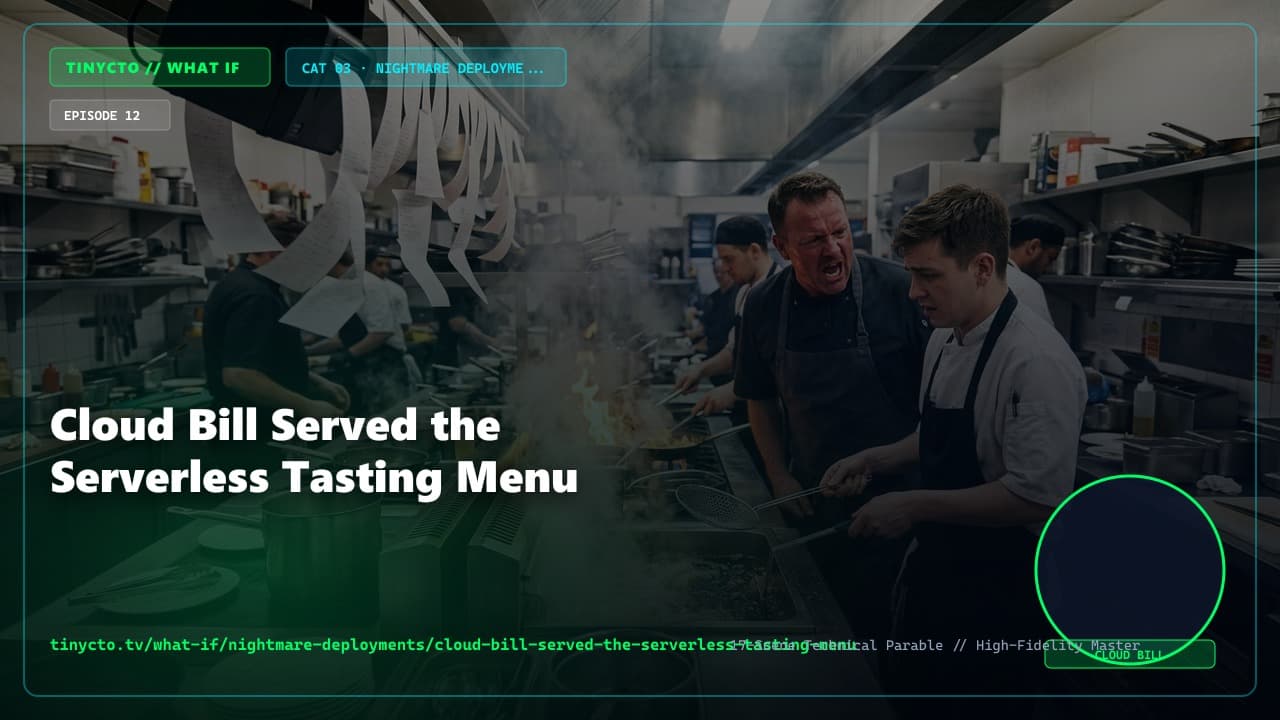 Cloud Bill Serverless Tasting Menu Servis Etti
