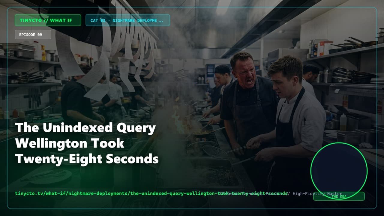 Index’siz Query Wellington Yirmi Sekiz Saniyede Geldi