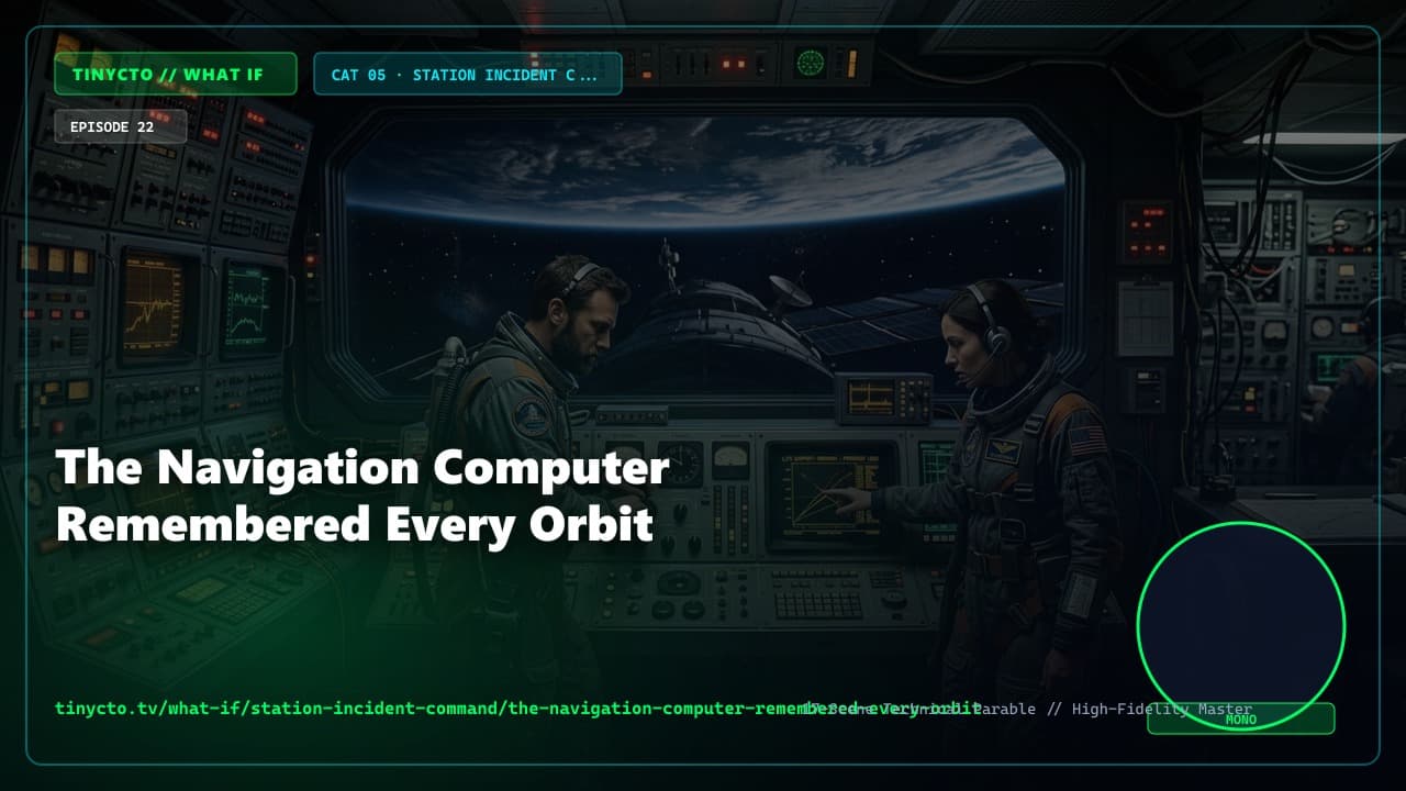 The Navigation Computer Remembered Every Orbit