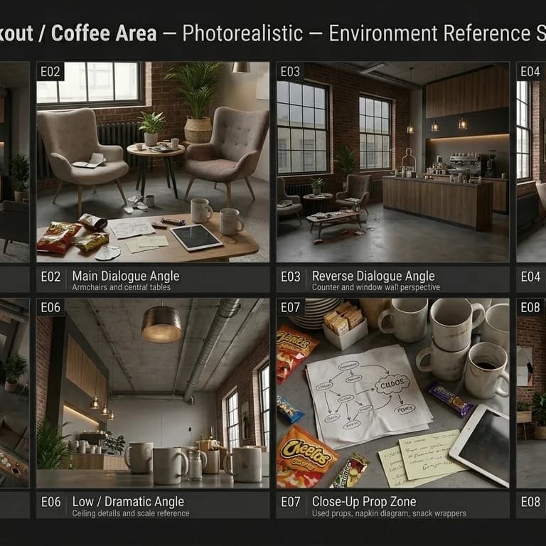 Breakout and Coffee Area environment background.