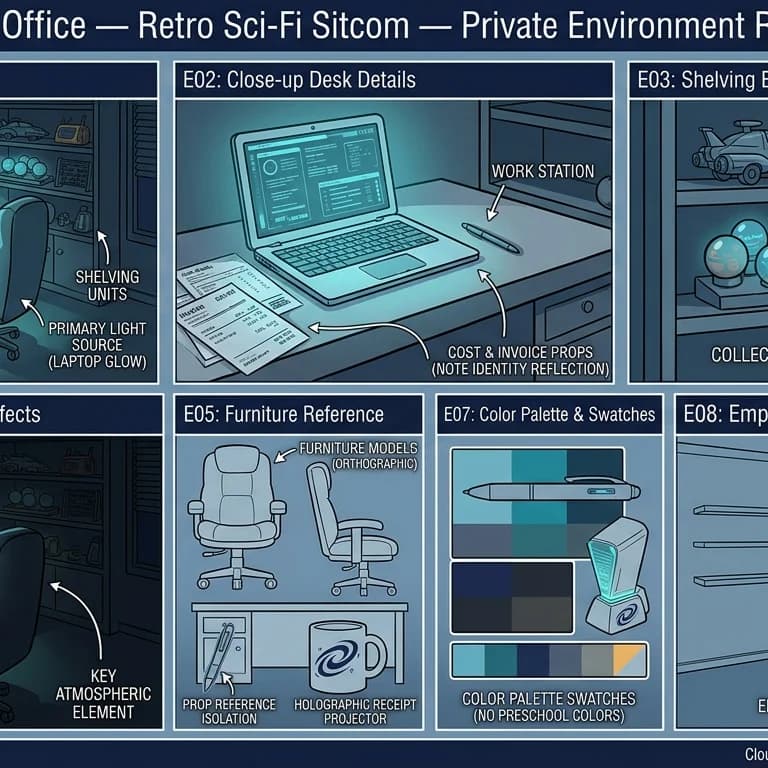 Cloud Bill's Home Office environment background.