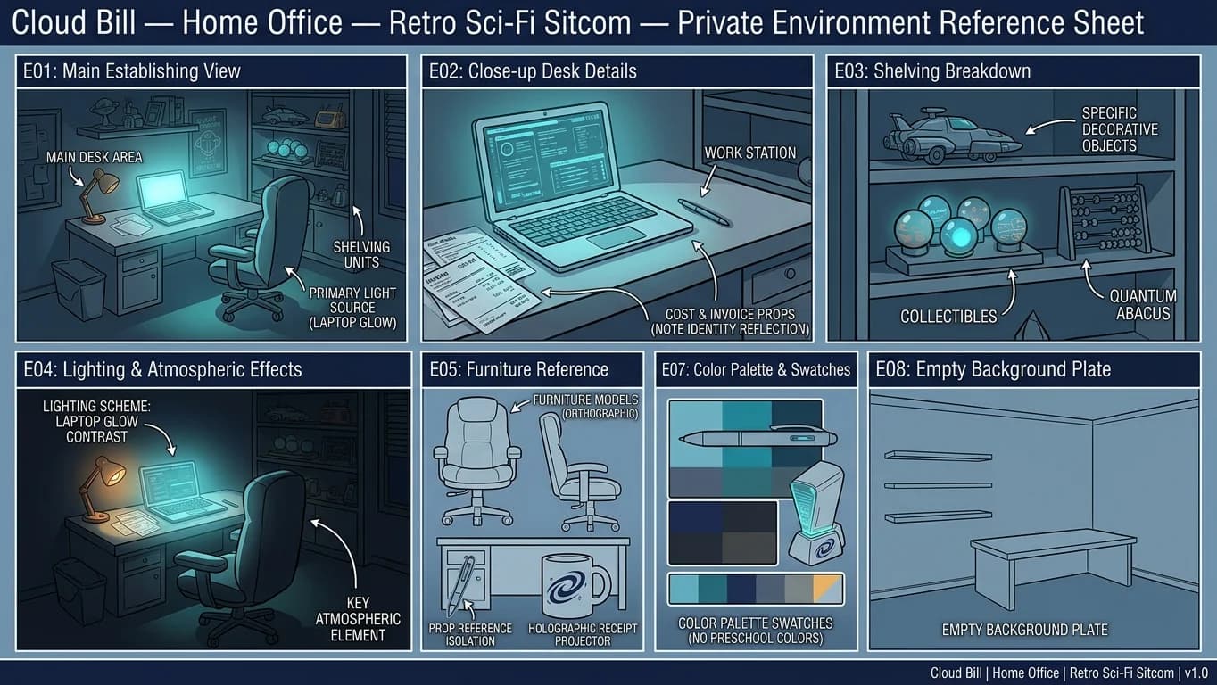Cloud Bill's Home Office environment for Tiny CTO: The Chaos Stack.