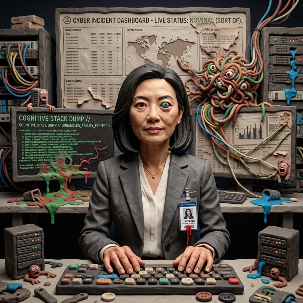 The General Counsel in Claymation Tech Parable style.