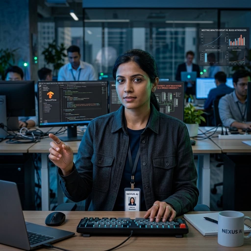 The AI Engineer in Corporate - Dark Mode style.
