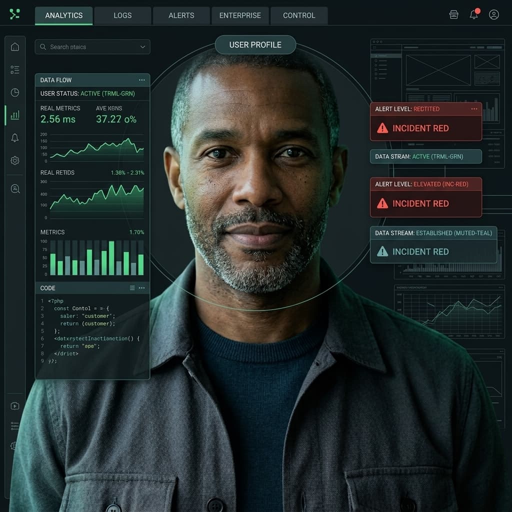 The Engineering Director in Corporate - Dark Mode style.