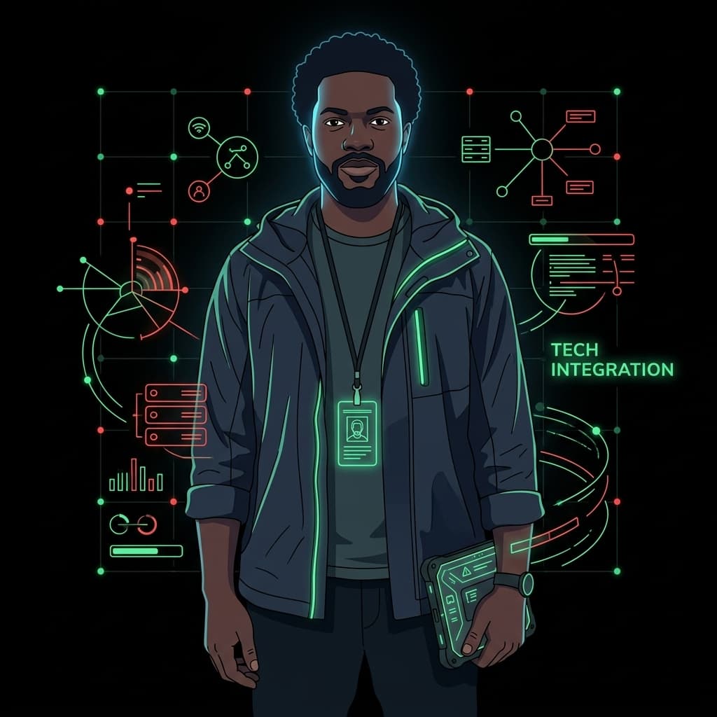The Platform Engineer in Dark-Mode Motion Explainer style.