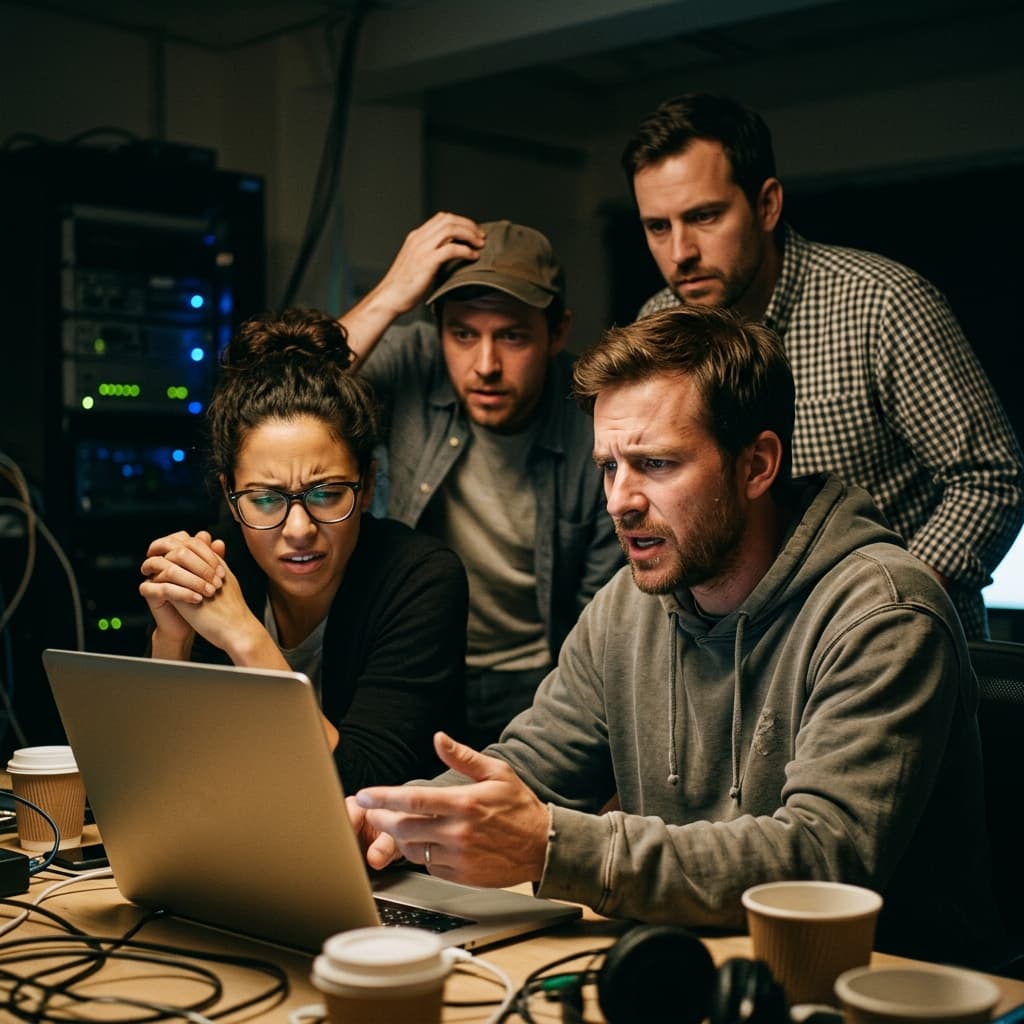 Mobile Engineering Team in Incident Mockumentary style.