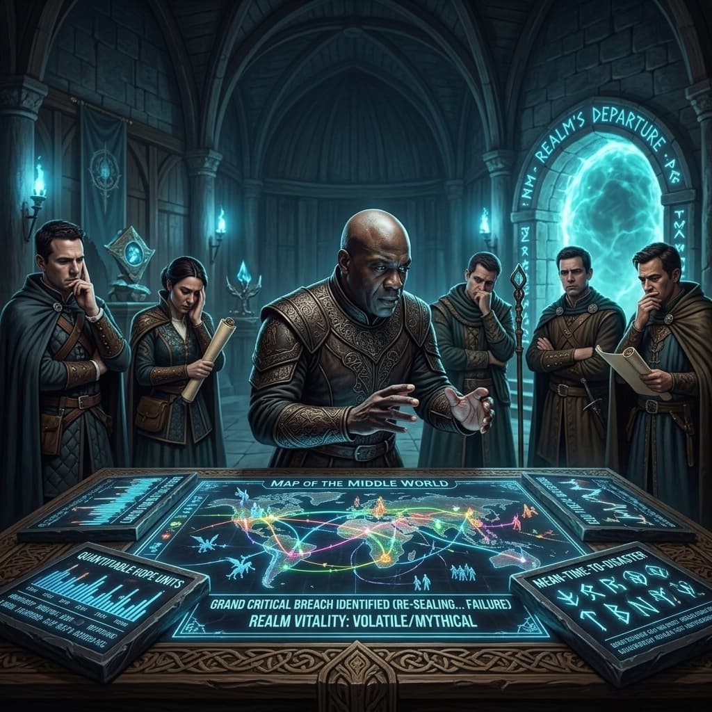 The Board in Middle World Fantasy style.