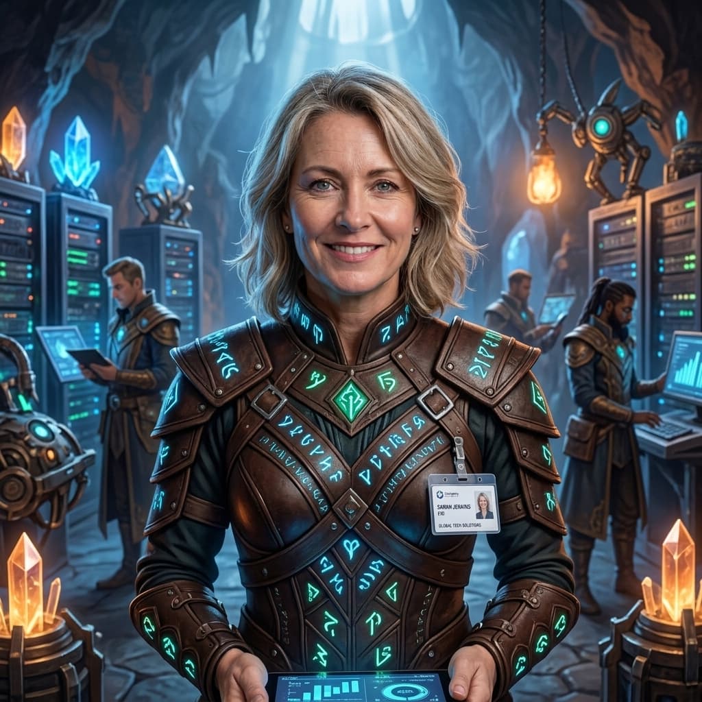 The CIO in Middle World Fantasy style.