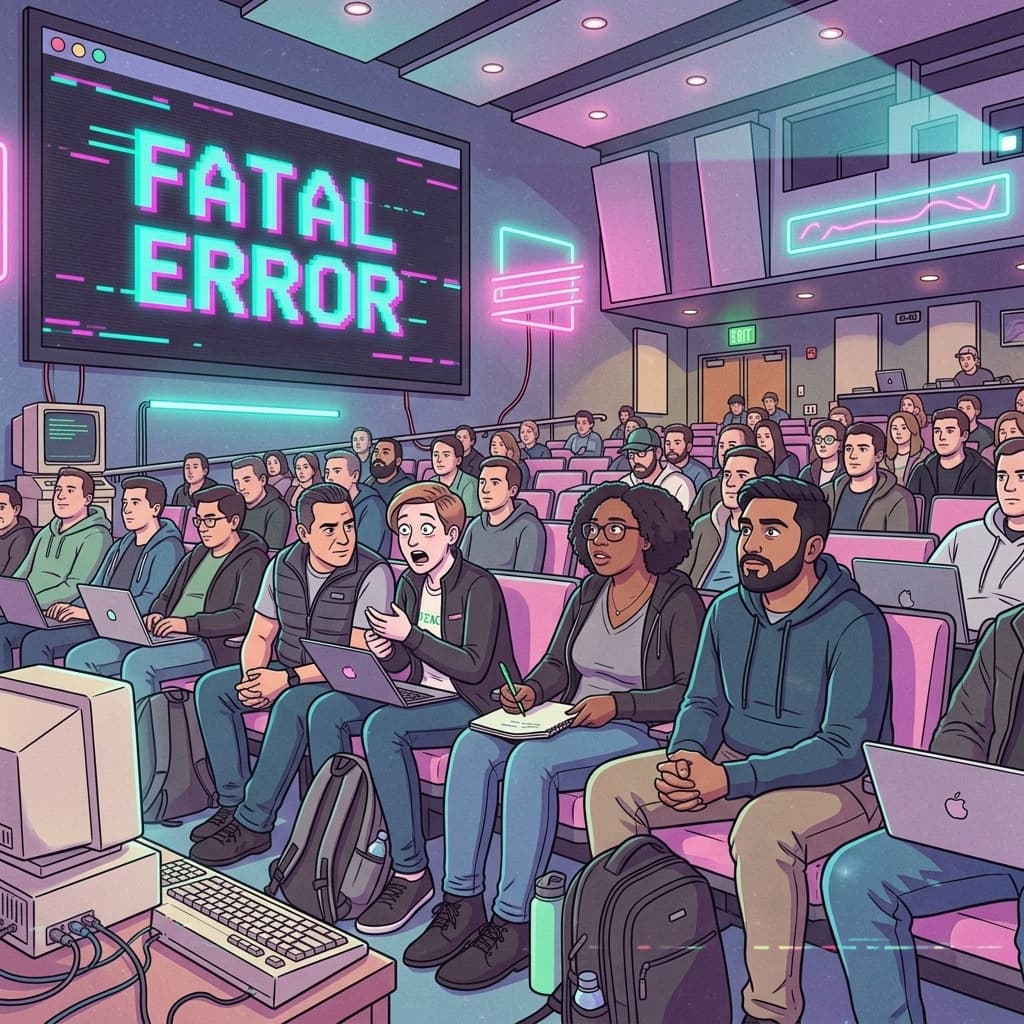 The Audience in Retro Sci-Fi Sitcom style.