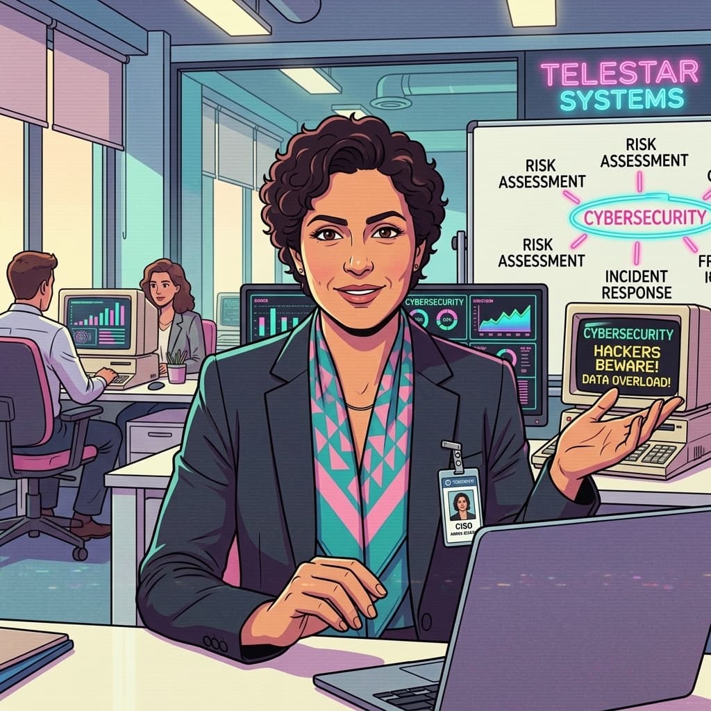 The CISO in Retro Sci-Fi Sitcom style.