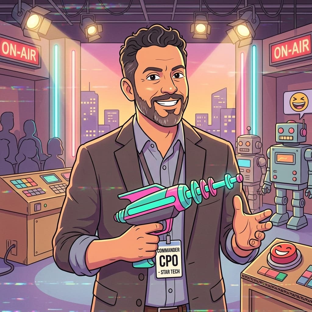The CPO in Retro Sci-Fi Sitcom style.