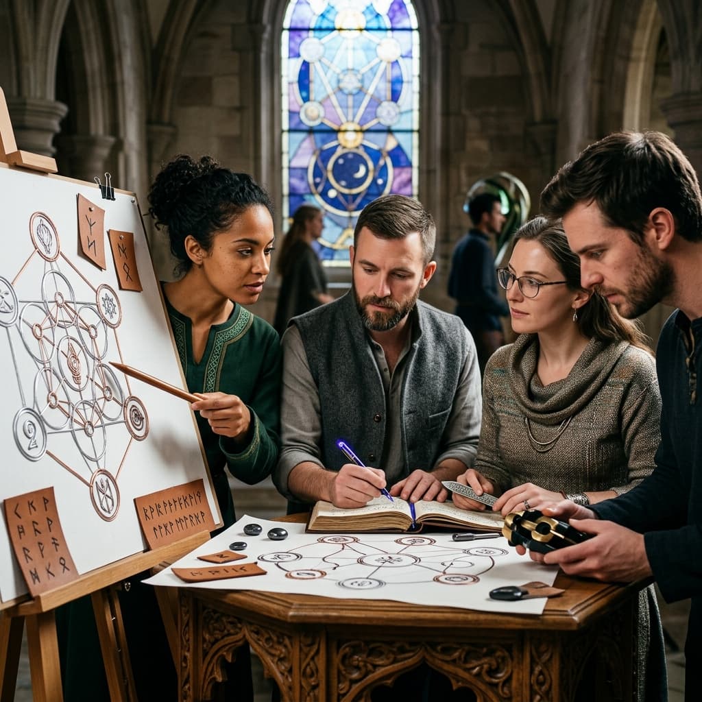 Design Team in Sacred Systems Sanctuary style.