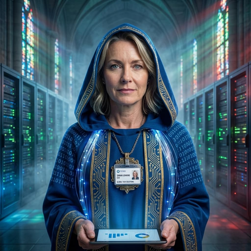 The CIO in Sacred Systems Sanctuary style.