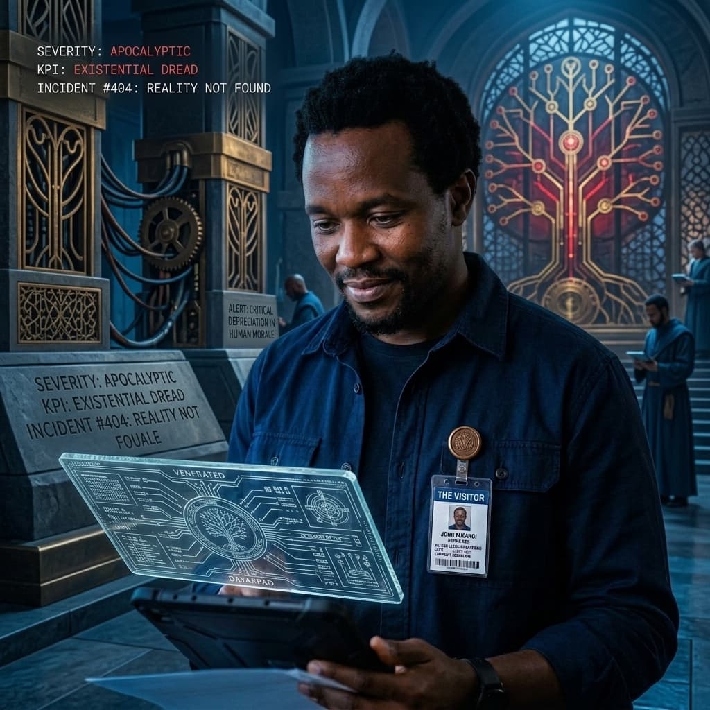 The Customer in Sacred Systems Sanctuary style.