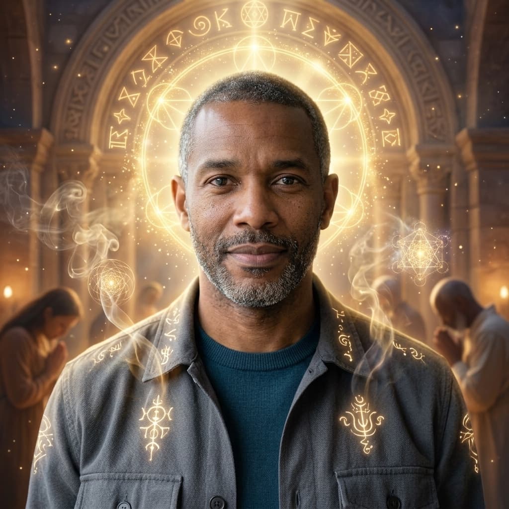 The Engineering Director in Sacred Systems Sanctuary style.