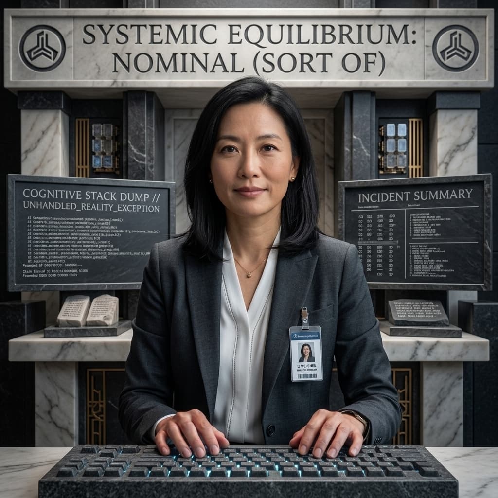The General Counsel in Sacred Systems Sanctuary style.
