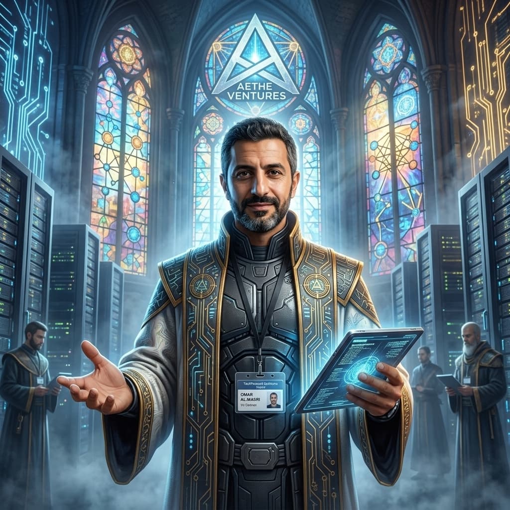 The VC Partner in Sacred Systems Sanctuary style.