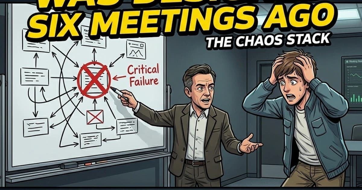 The Outage Was Designed Six Meetings Ago