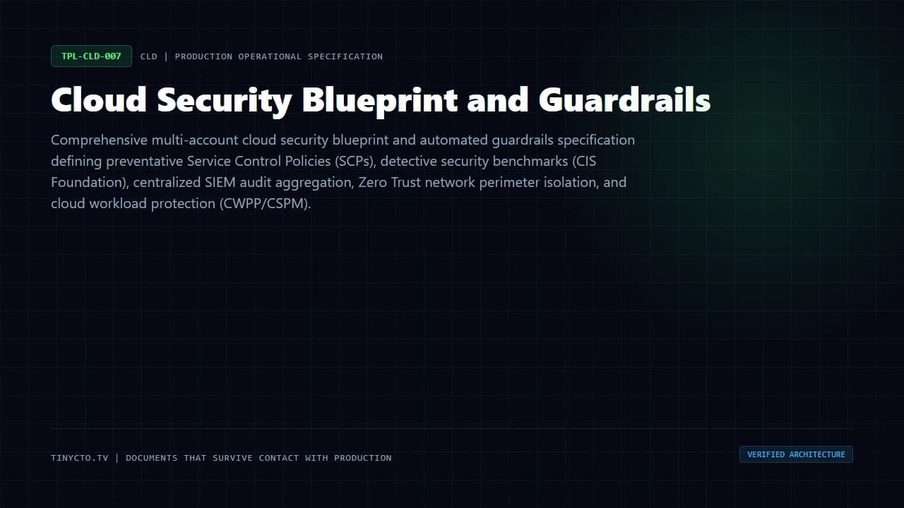 Cloud Security Blueprint and Guardrails blueprint visual card