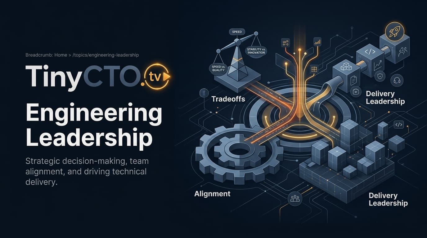 Mühendislik Liderliği - TinyCTO.tv