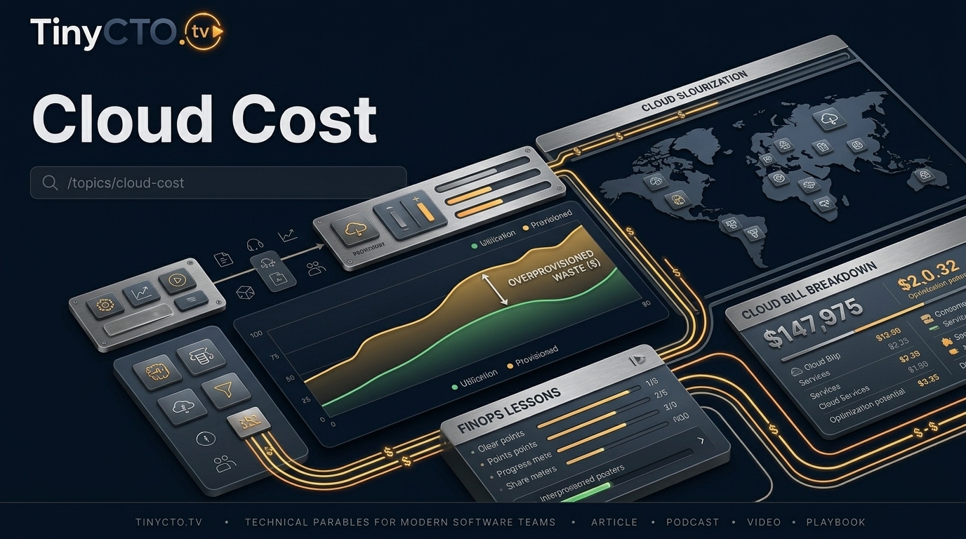 TinyCTO.tv topic card for cloud costs